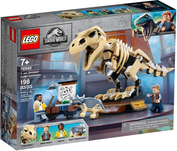 LEGO® 76940 Jurassic World - Wystawa skamieniałości tyranozaura