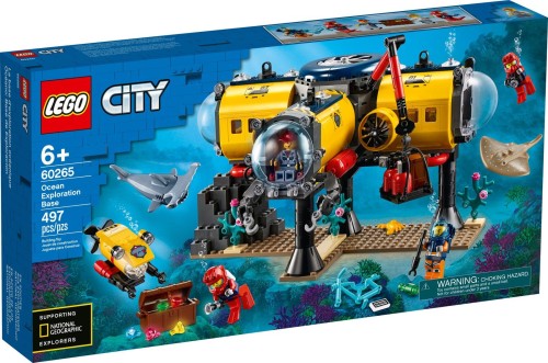 LEGO® 60265 City - Baza badaczy oceanu