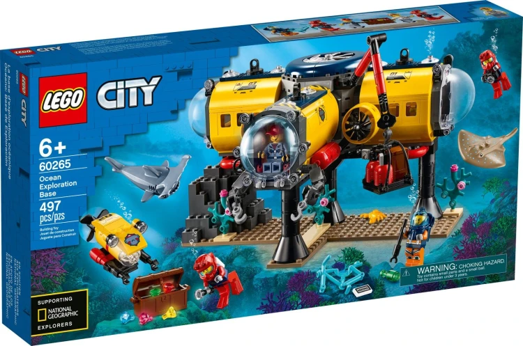 LEGO® 60265 City - Baza badaczy oceanu