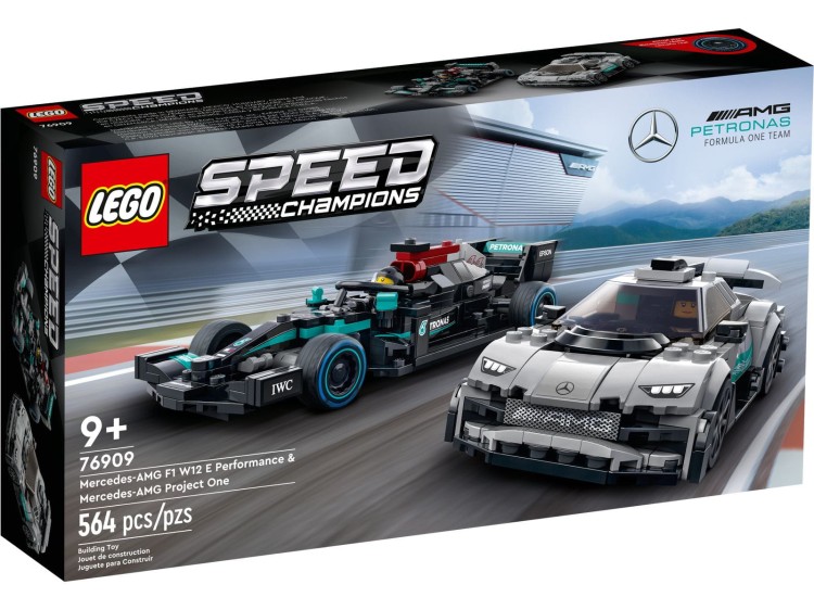 LEGO® 76909 Speed Champions - Mercedes-AMG F1 W12 E Performance i Mercedes-AMG ONE
