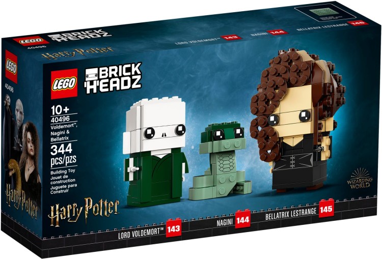 LEGO® 40496 BrickHeadz - Voldemort, Nagini i Bellatrix