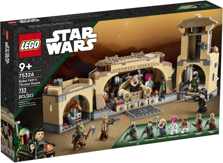 LEGO® 75326 Star Wars - Sala tronowa Boby Fetta