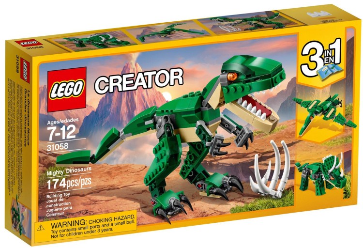LEGO® 31058 Creator 3w1 - Potężne dinozaury
