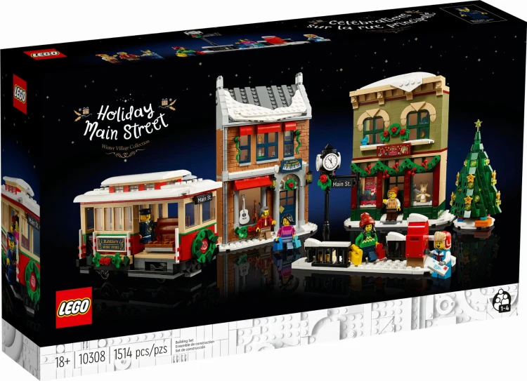 LEGO® 10308 ICONS - Świąteczna główna ulica