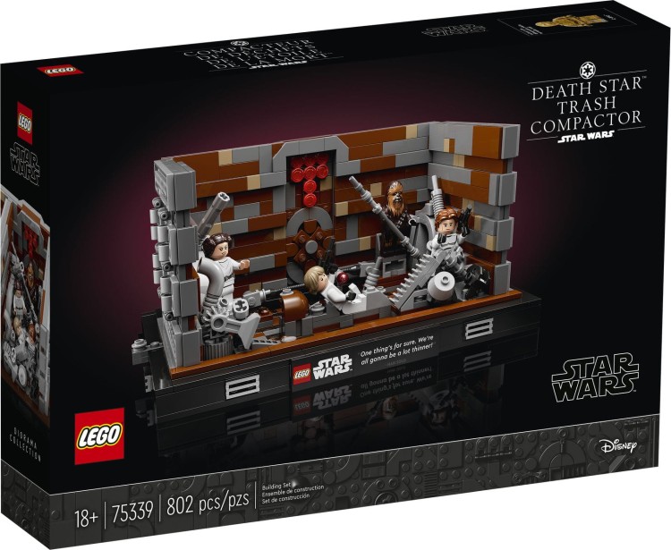 LEGO® 75339 Star Wars - Diorama: Zgniatarka odpadów na Gwieździe Śmierci